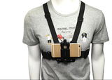 Universal Cell Phone Chest Mount Harness Strap Holder Mobile Phone Clip