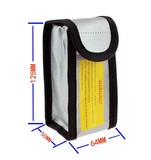  Lipo Battery Explosion Proof Bag 125*64*50mm 