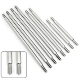 8Pcs Stainless Steel Pull Rod Link Rod 324mm Wheelbase for 1/10 Rc Crawler Trx-4