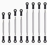 Stainless Steel Clearance Chassis Suspension Links and Steering Links Set for TRX4M(1)