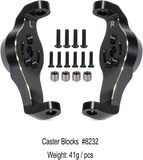  Brass Caster Blocks C-Hub Carrier Protal Drive Counterweight Compatible with Traxxas TRX4 Defender 