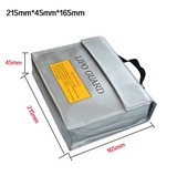 High Quality LiPo Li-Po Battery Fireproof Safety Guard Safe Bag 215*45*165MM