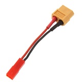 Adapter XT60 female to JST female 20AWG silicone wire 50mm