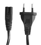 1.5m Power Cord Cable EU 2-Prong 2*0.5MM