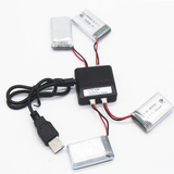 1pcs 3.7V Lipo Battery Adapter Charger USB Interface 4 in 1 