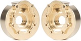 2PCS Brass Outer Portal Drive Housing, 214g Weight Front & Rear Steering Knuckle for TRX4